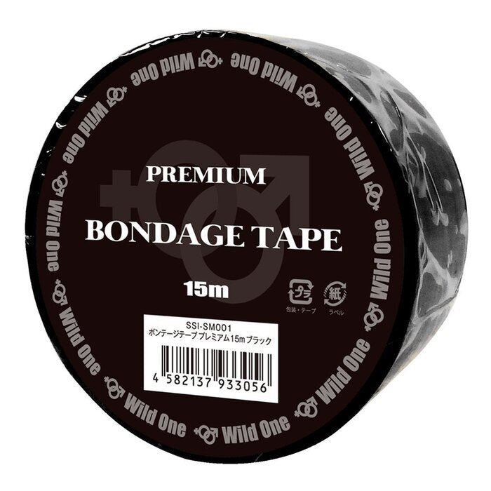 WILD ONE Premium BDSM Bondage Tape 15m - # Black 1 pc