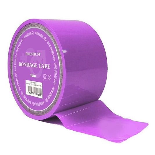 WILD ONE Premium BDSM Bondage Tape 15m - # Purple 1 pc