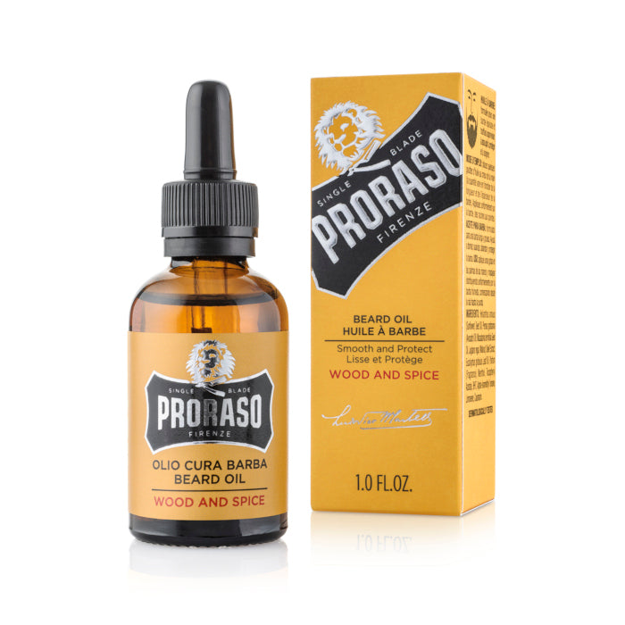 Proraso Beard Oil Wood & Spice 30ml