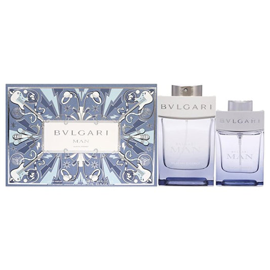 BVLGARI Bvlgari Man Glacial Essence For Men - 2 Pc Gift Set 100ml/3.4oz Eau De Parfum Spray 15ml/0.5oz Eau De Parfum Spray 100ml/3.4oz