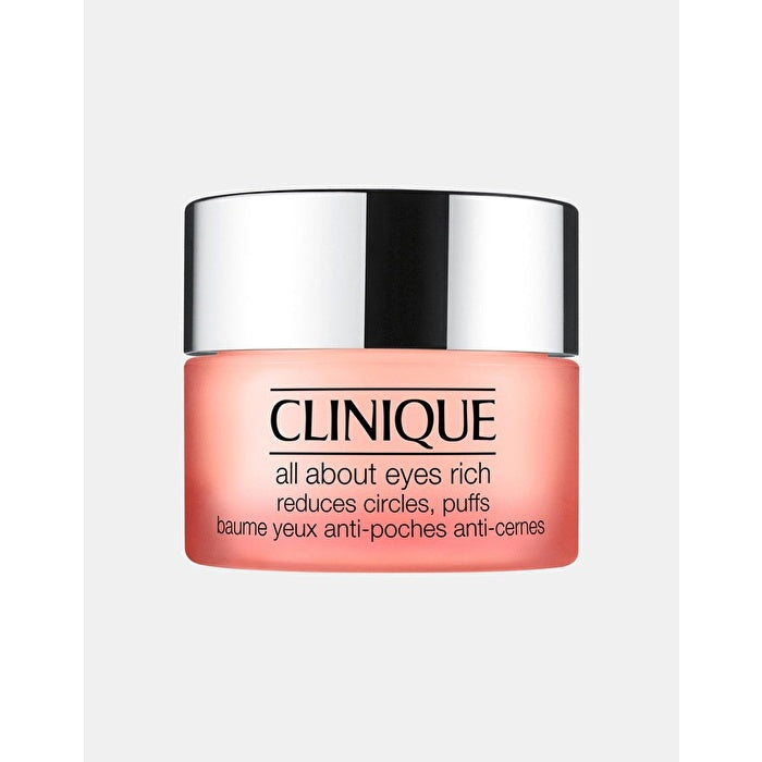 Clinique All About Eyes Rich Baume Yeux Anti-poches Anti-cernes All Skin Types Moisturiser 15ml