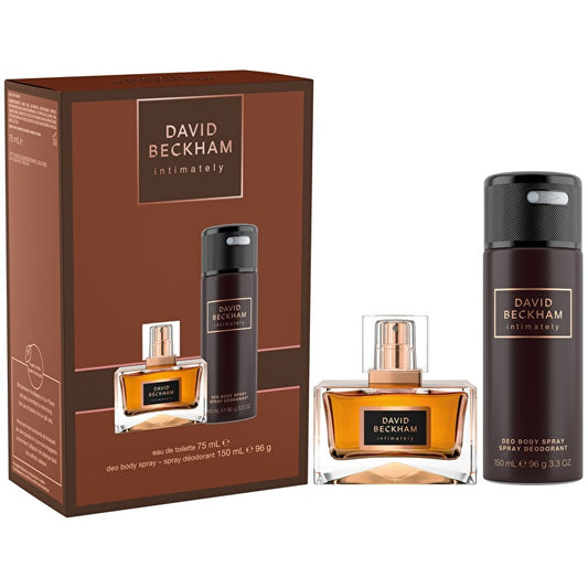 David Beckham Intimately 2pc Set - Eau De Toilette & Deo 150ml 75ml